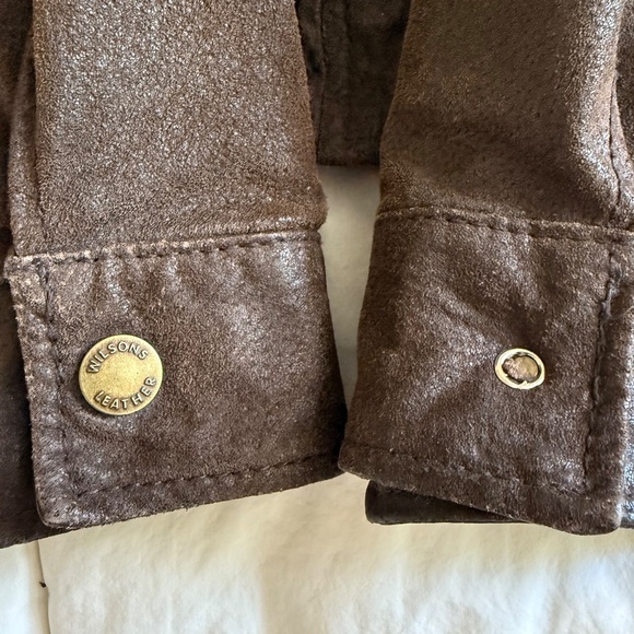 Wilsons Leather Men's Brown Leather Jacket, XL - Picture 7 of 10